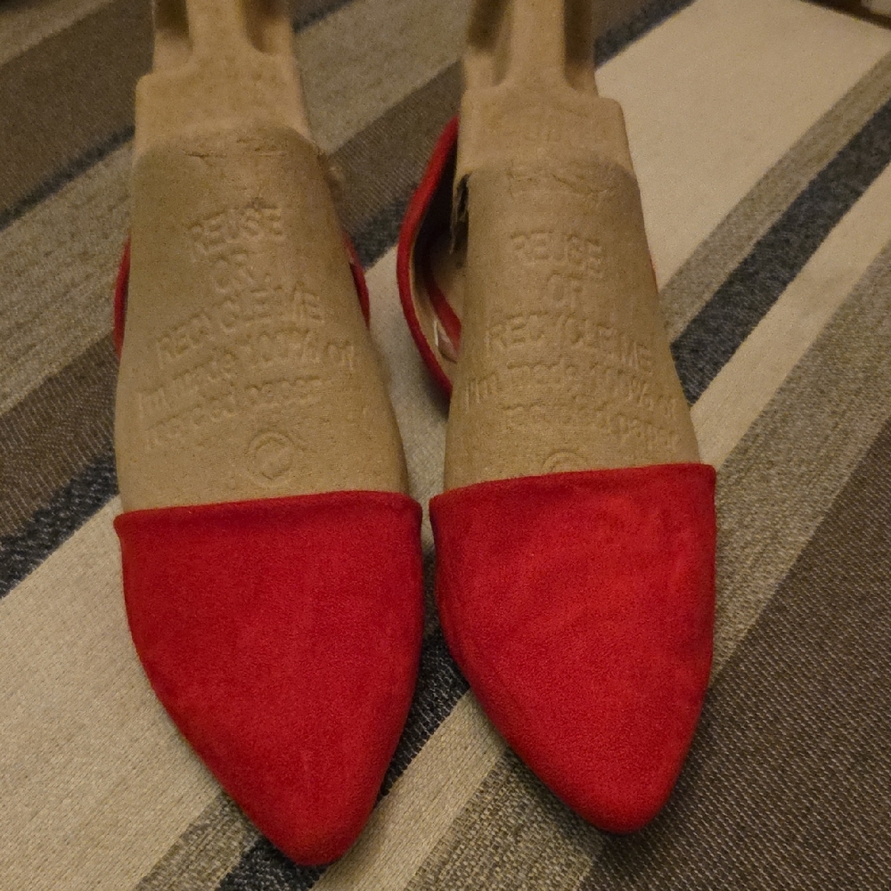 a new day Red Women's Flats